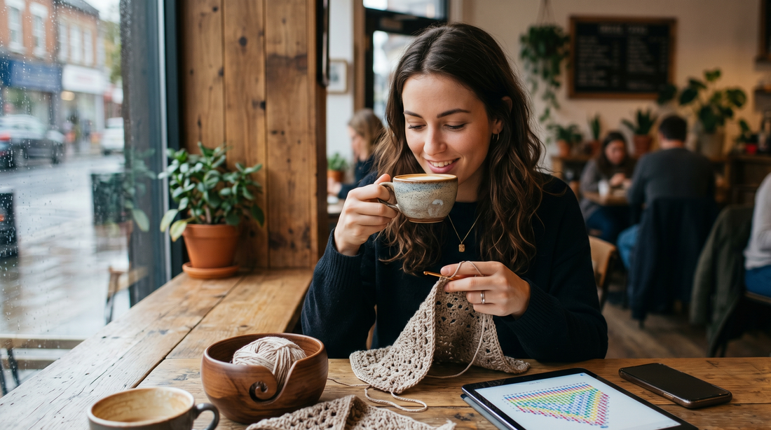 Crochet or coffee - affordable digital crochet chart bundle deal