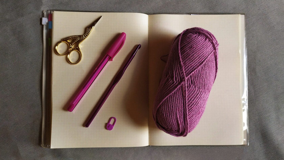 Crochet pattern chart - visual guide for beginners learning to read crochet patterns