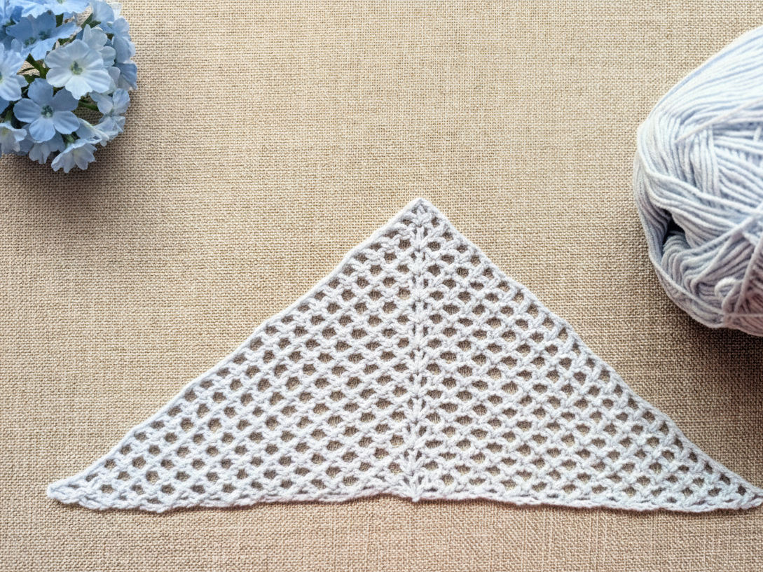 Triangle Bandana & Shawl Crochet Chart | Beginner Friendly PDF Pattern
