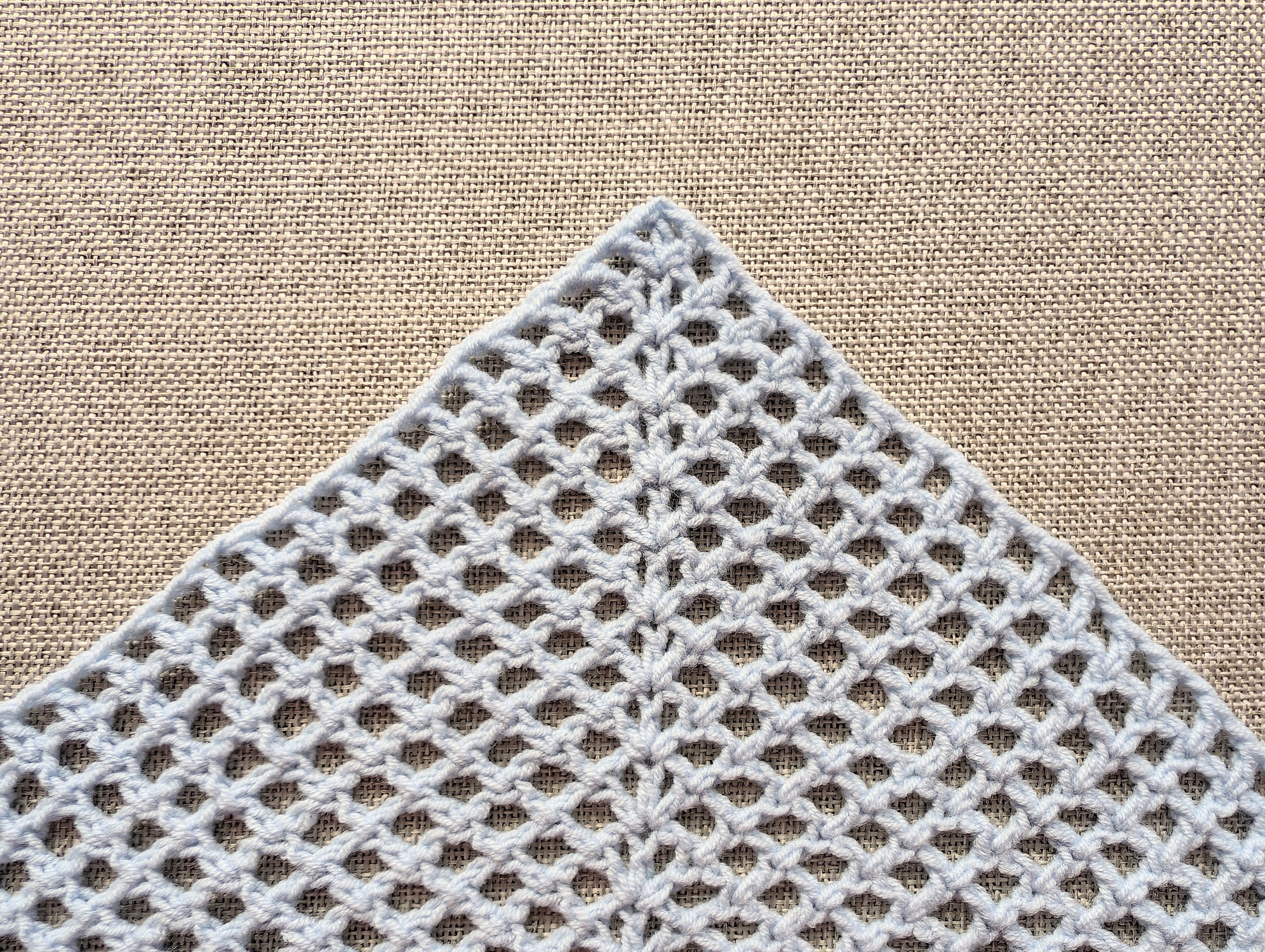 Triangle Bandana & Shawl Crochet Chart | Beginner Friendly PDF Pattern