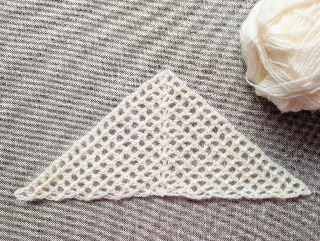 Triangle Bandana & Shawl Crochet Chart | Beginner Friendly PDF Pattern