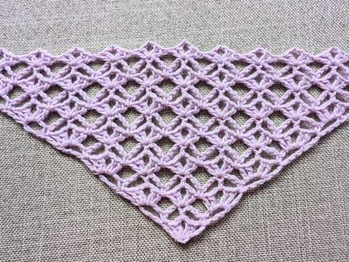 Triangle Bandana & Shawl Crochet Chart | Beginner Friendly PDF Pattern