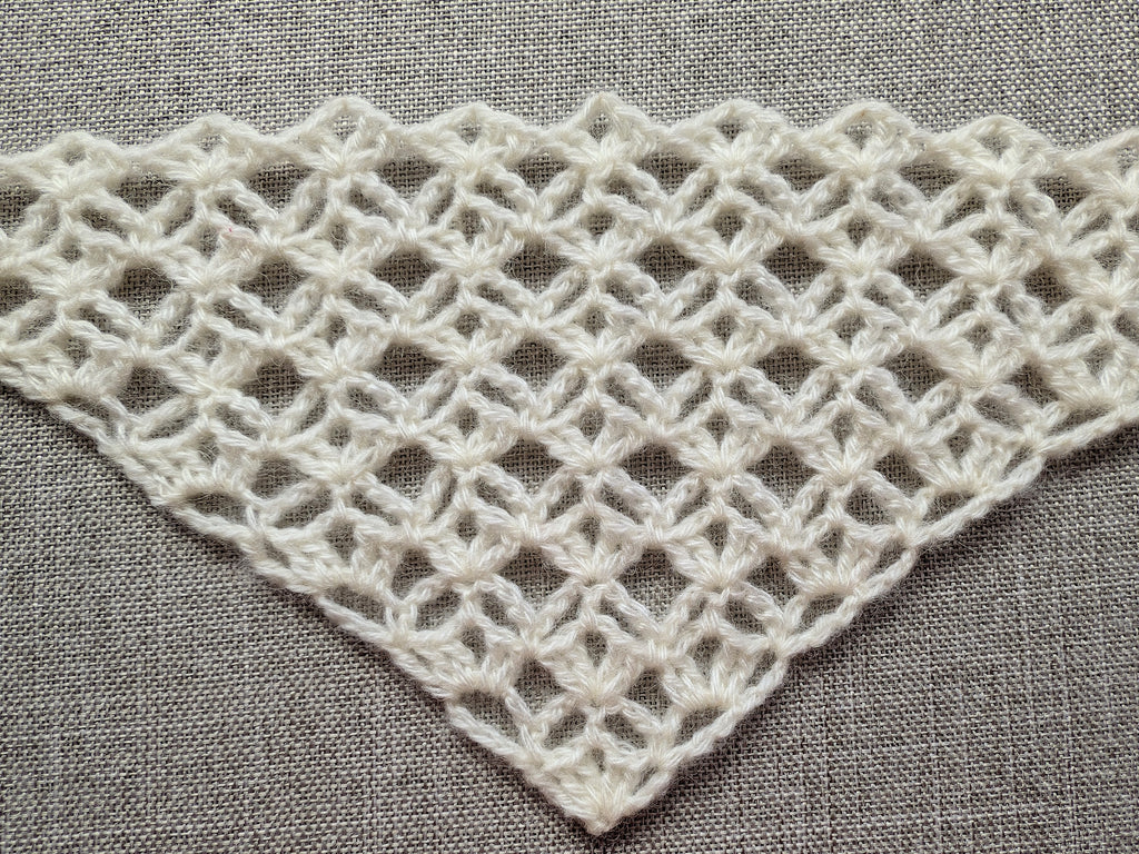 Triangle Bandana & Shawl Crochet Chart | Beginner Friendly PDF Pattern