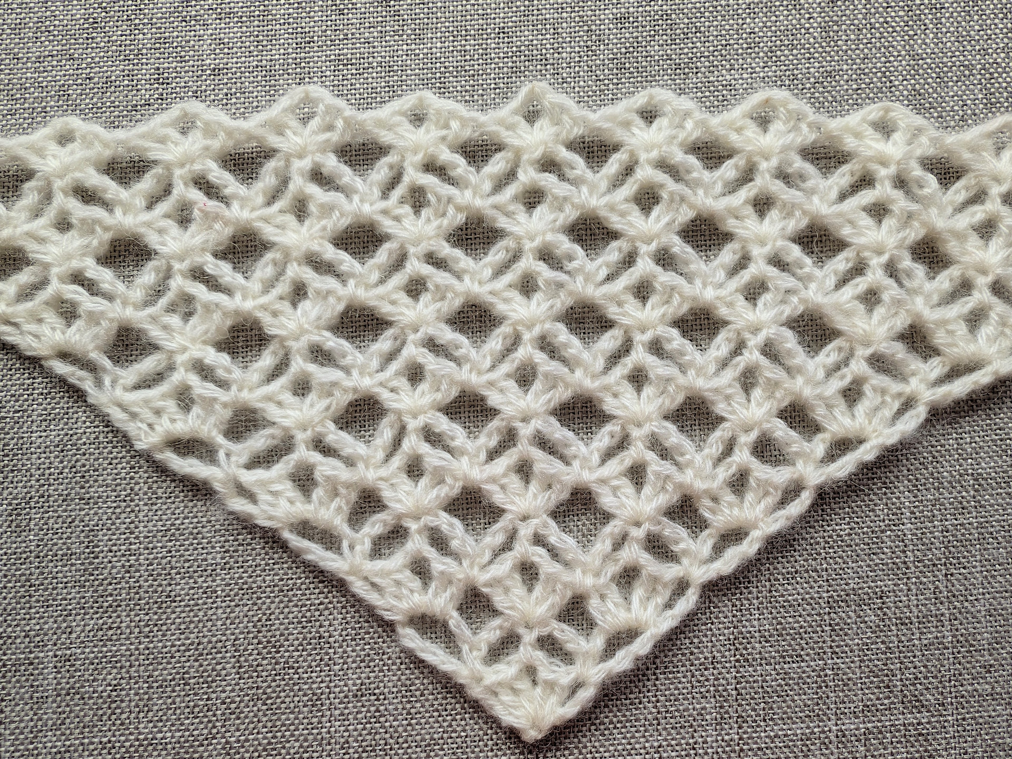 Triangle Bandana & Shawl Crochet Chart | Beginner Friendly PDF Pattern