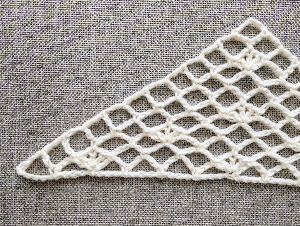 Triangle Bandana & Shawl Crochet Chart | Beginner Friendly PDF Pattern