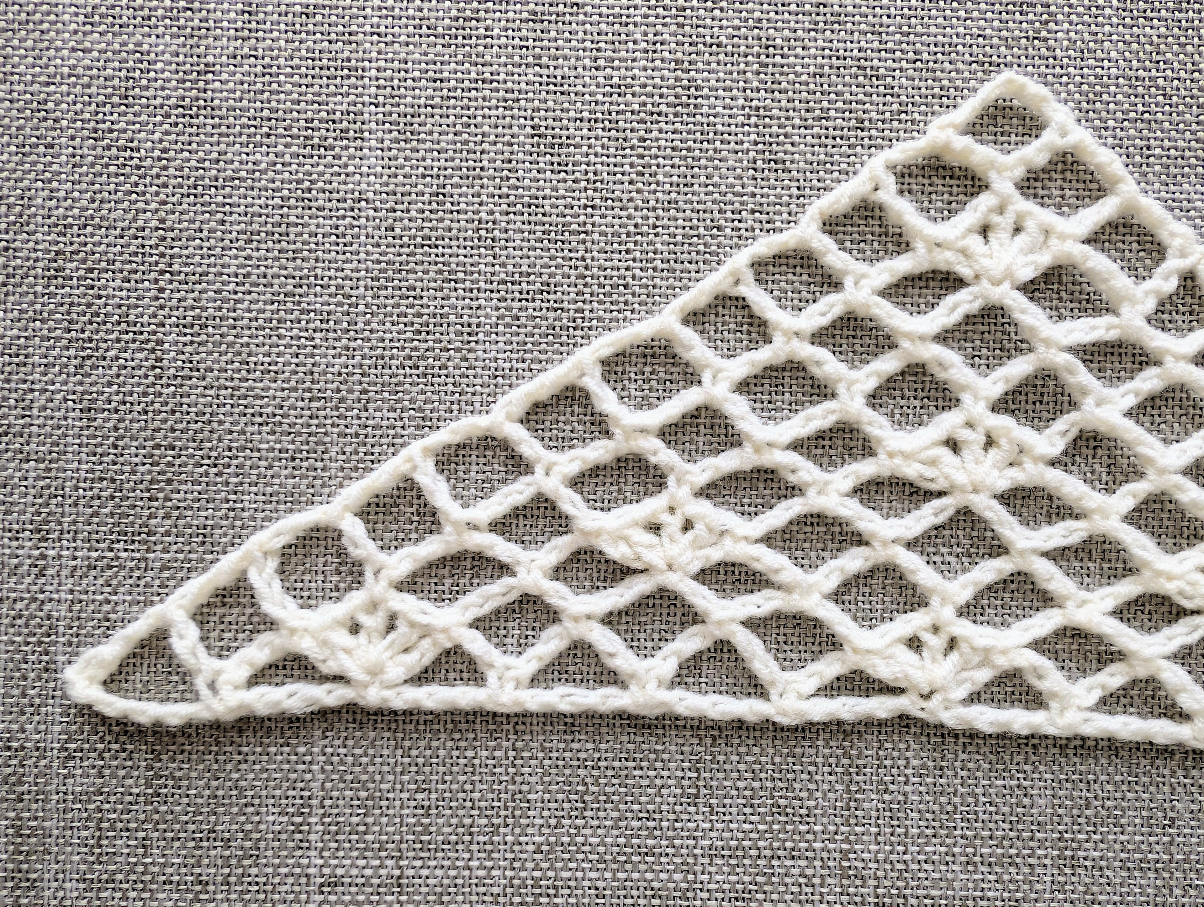 Triangle Bandana & Shawl Crochet Chart | Beginner Friendly PDF Pattern