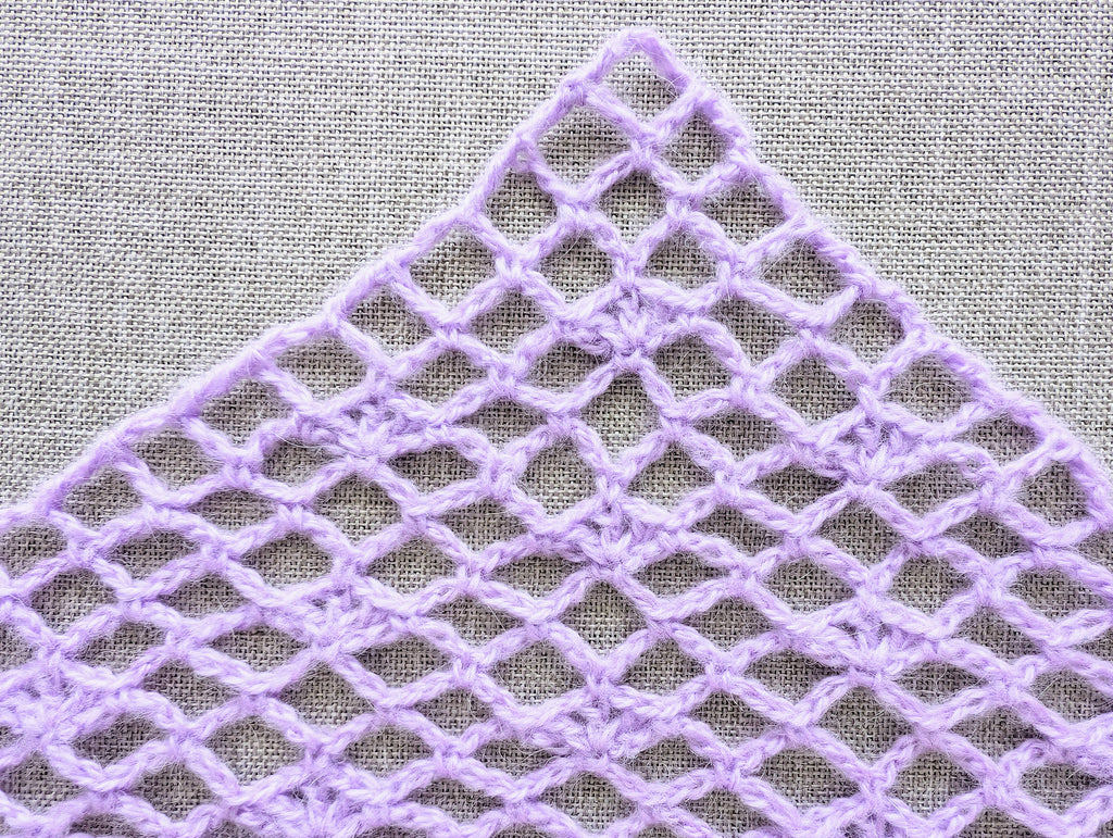 Triangle Bandana & Shawl Crochet Chart | Beginner Friendly PDF Pattern