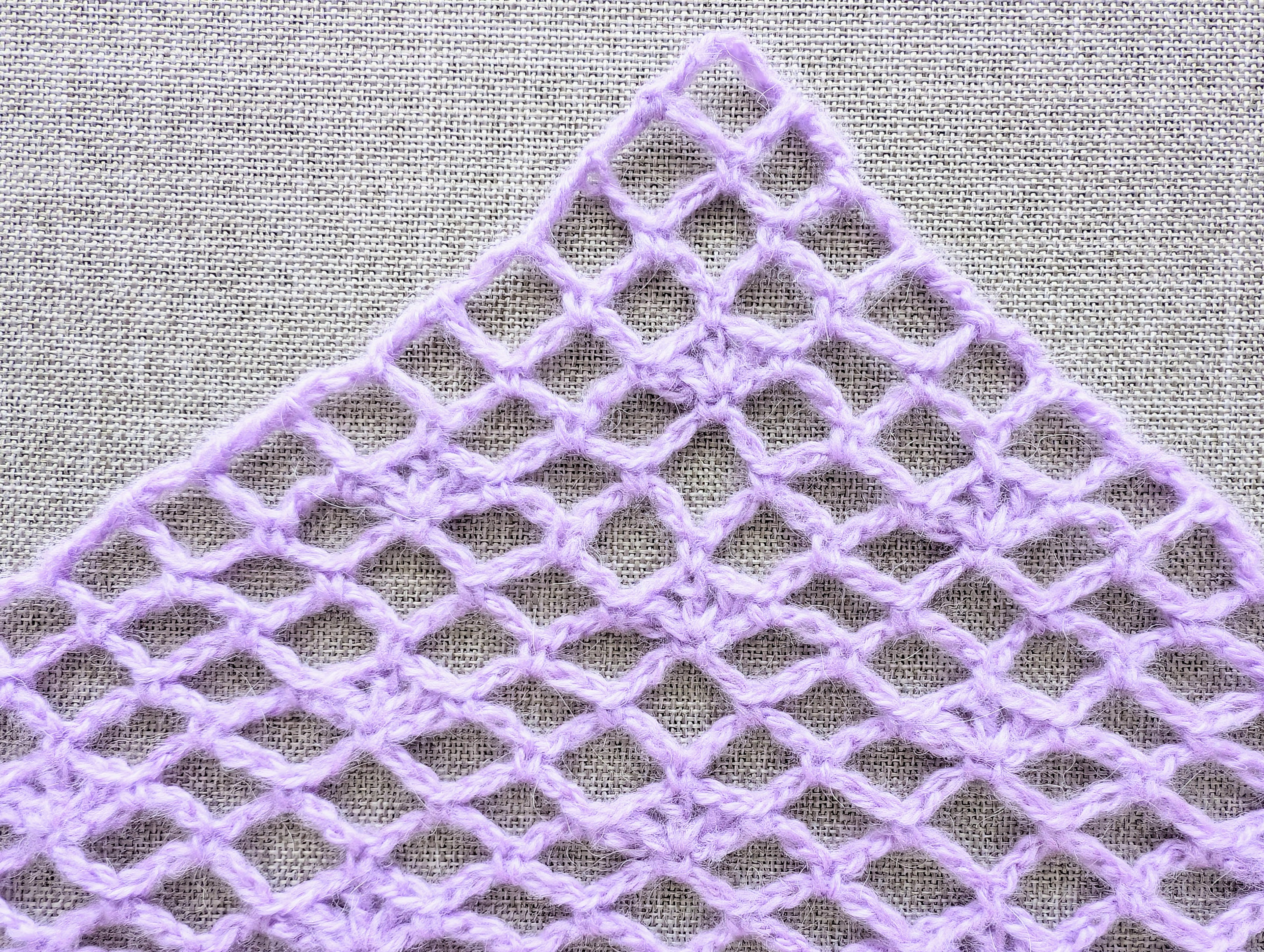 Triangle Bandana & Shawl Crochet Chart | Beginner Friendly PDF Pattern