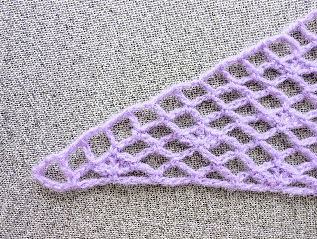 Triangle Bandana & Shawl Crochet Chart | Beginner Friendly PDF Pattern