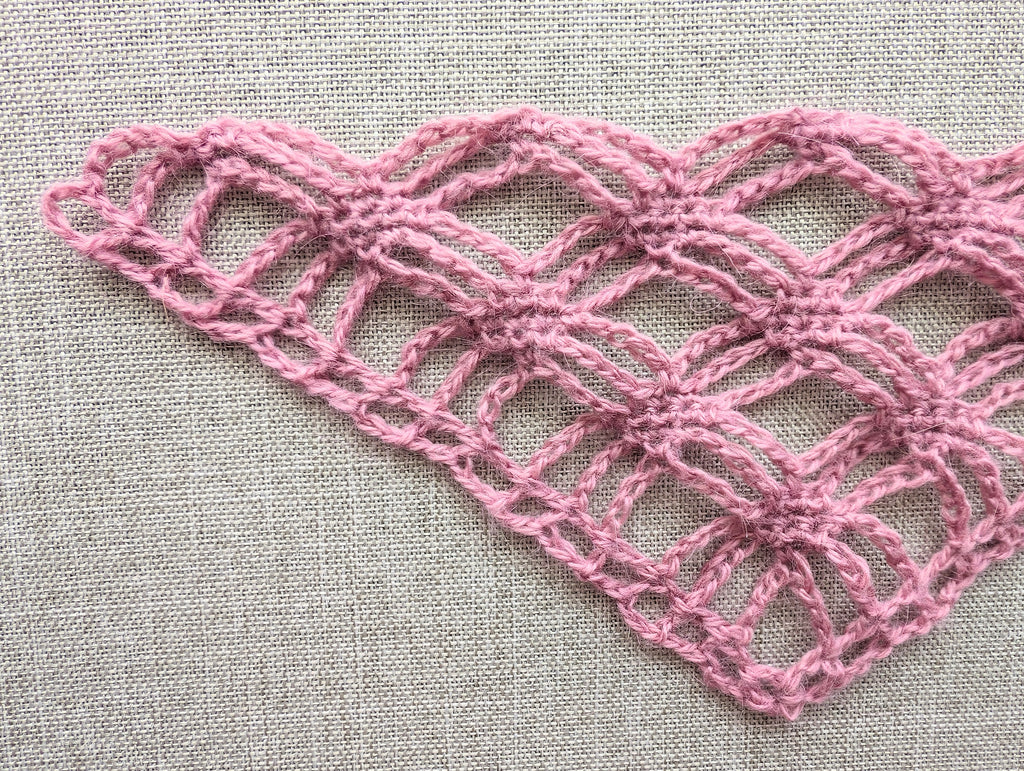 Triangle Bandana & Shawl Crochet Chart | Beginner Friendly PDF Pattern