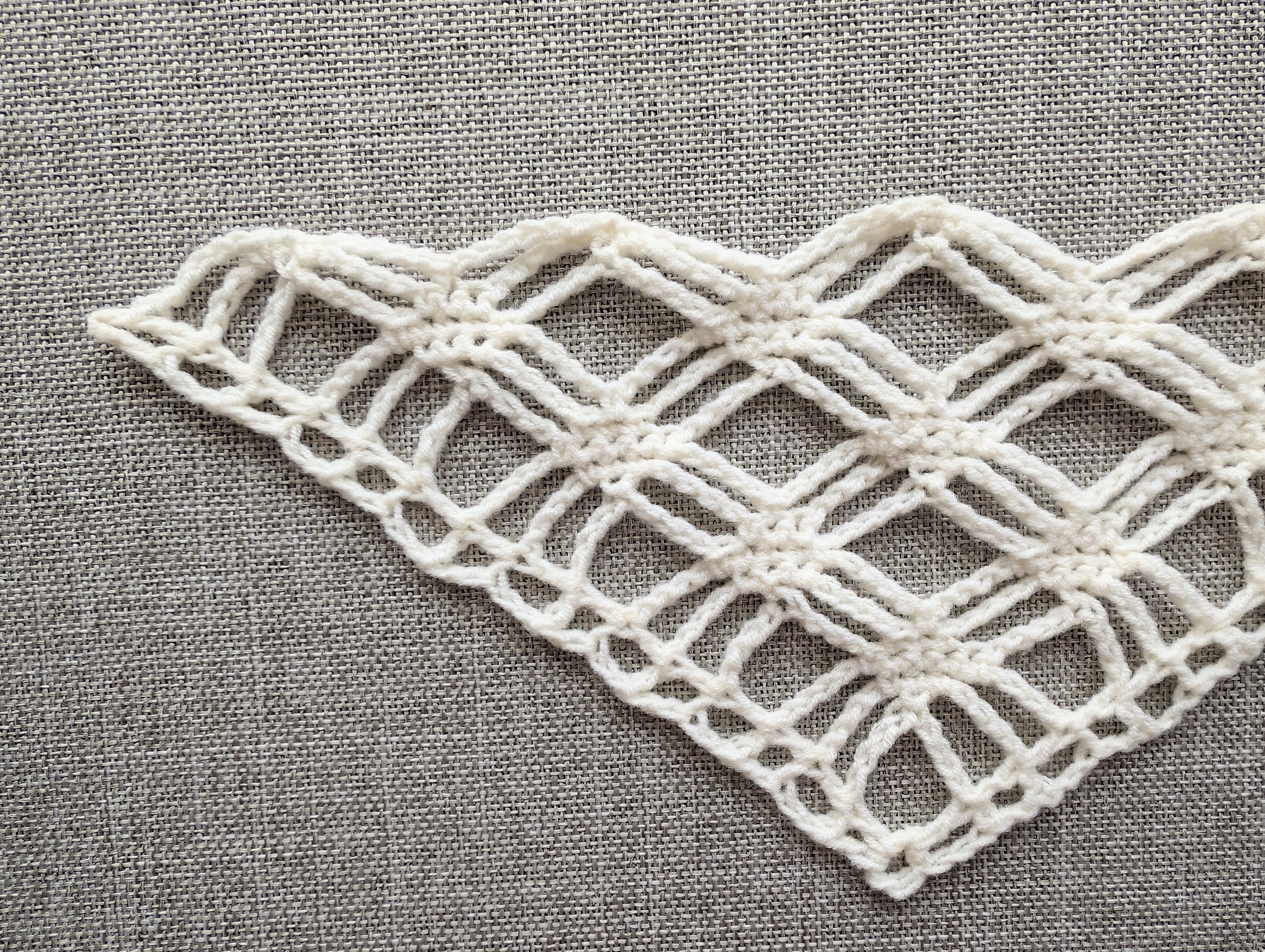 Triangle Bandana & Shawl Crochet Chart | Beginner Friendly PDF Pattern