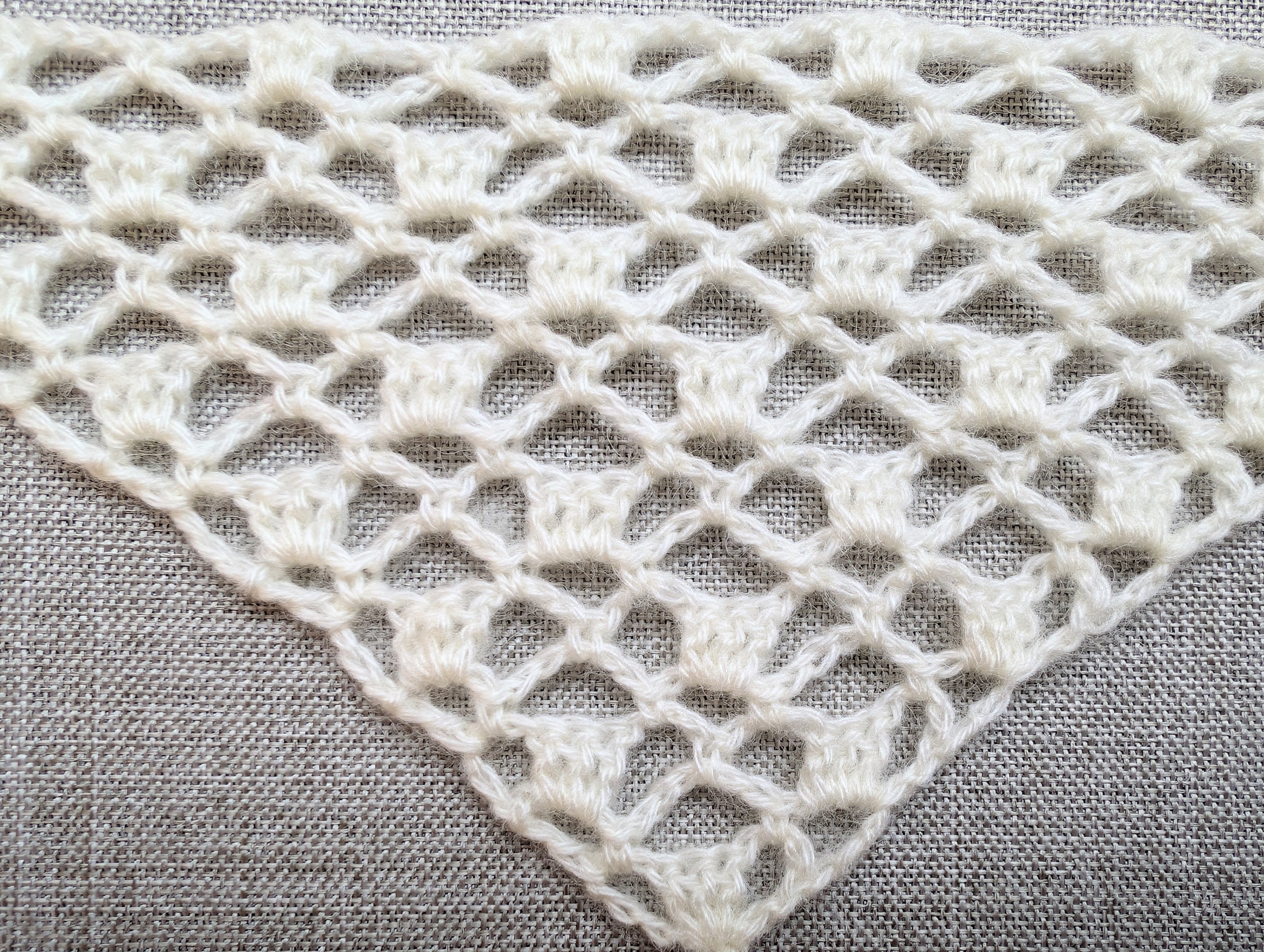 Triangle Bandana & Shawl Crochet Chart | Beginner Friendly PDF Pattern