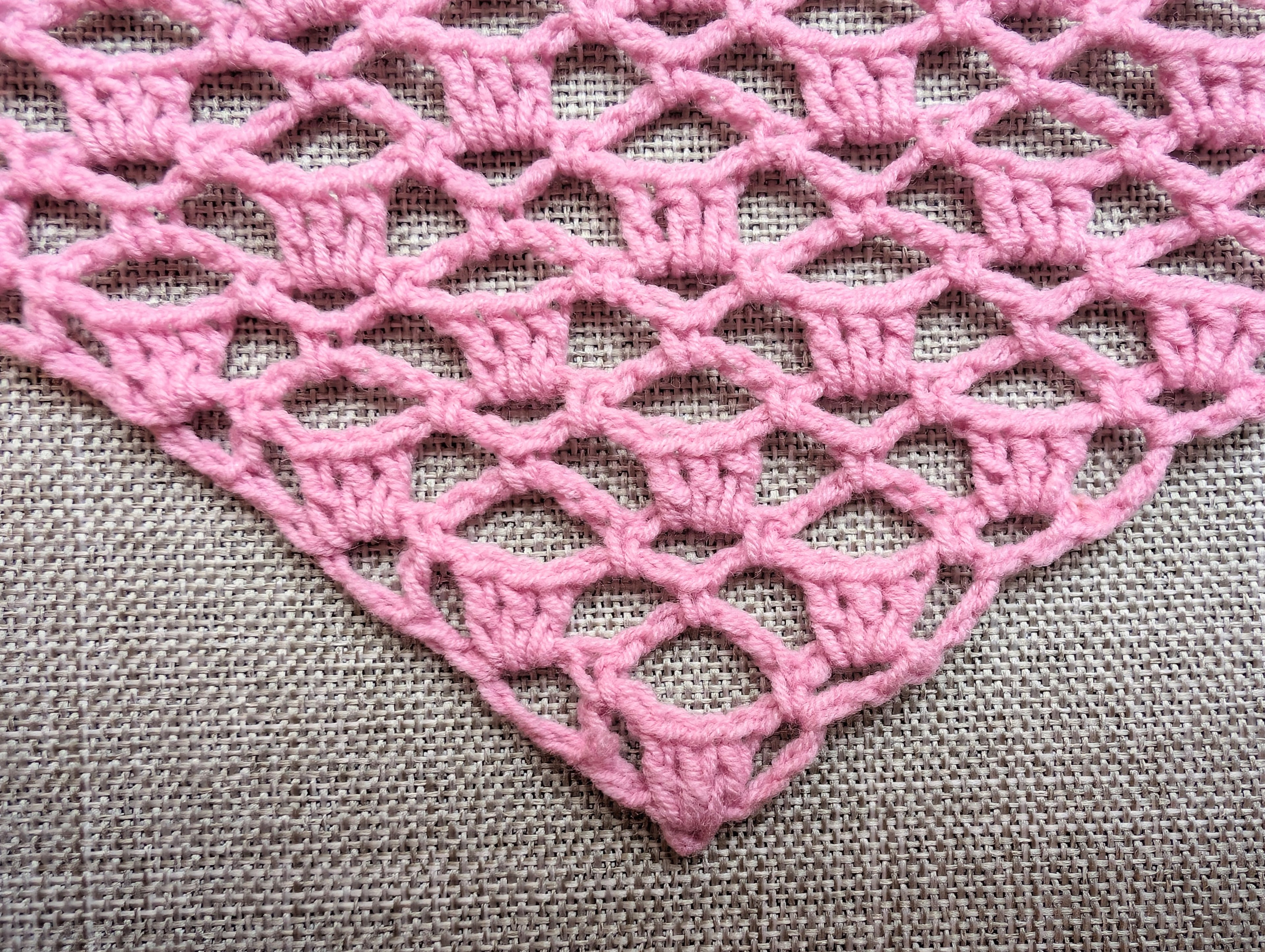 Triangle Bandana & Shawl Crochet Chart | Beginner Friendly PDF Pattern