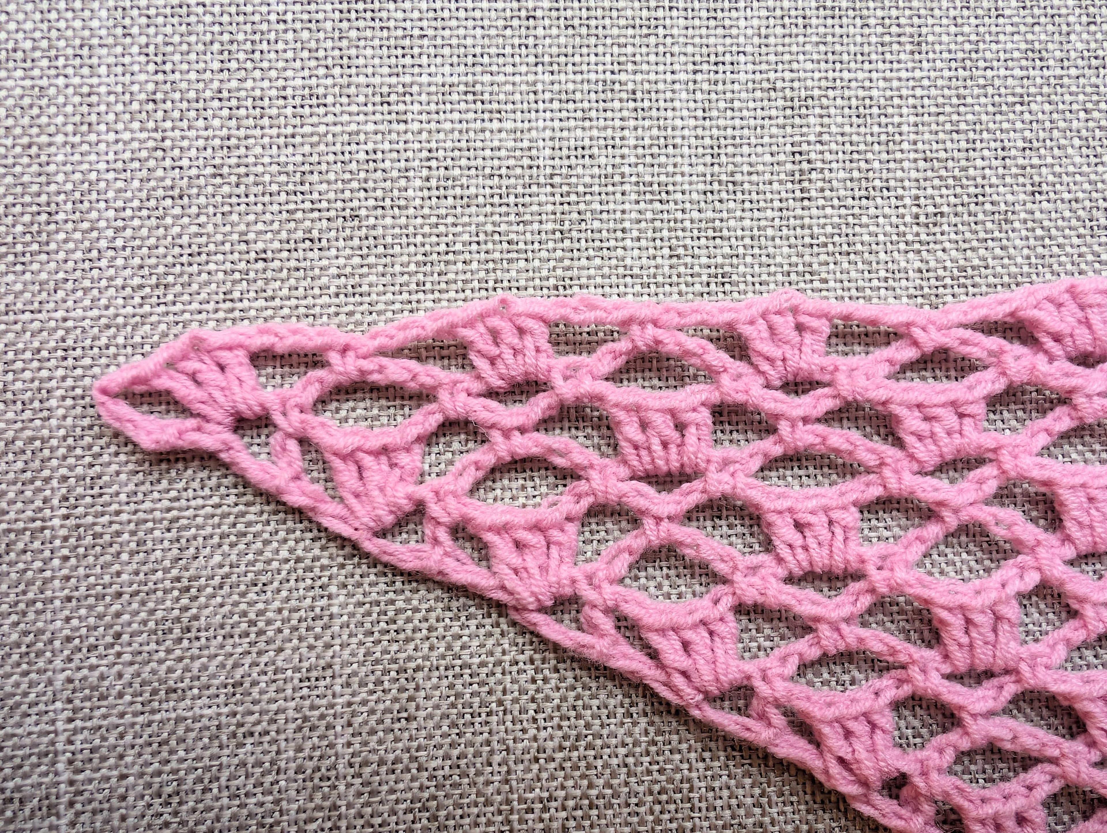 Triangle Bandana & Shawl Crochet Chart | Beginner Friendly PDF Pattern