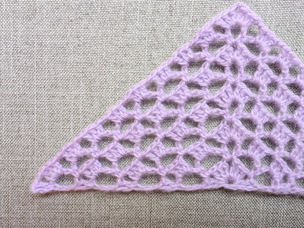 Triangle Bandana & Shawl Crochet Chart | Beginner Friendly PDF Pattern