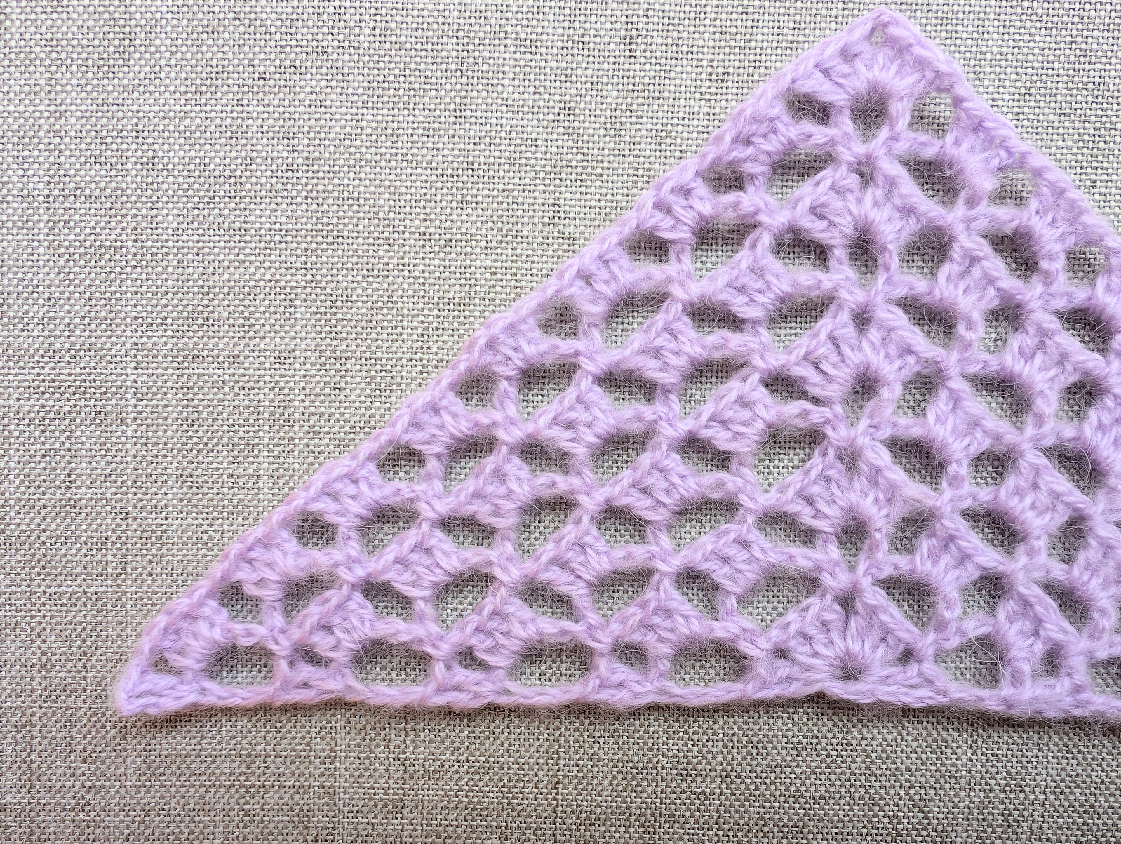 Triangle Bandana & Shawl Crochet Chart | Beginner Friendly PDF Pattern