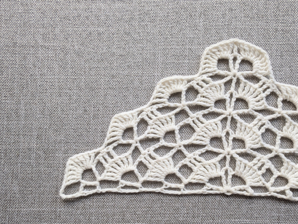 Triangle Shawl/Bandana Crochet Chart PDF + Border #10