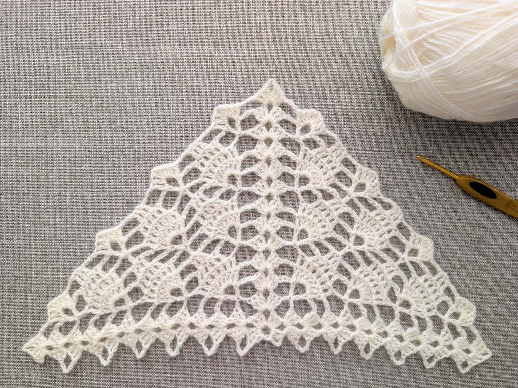 Triangle Bandana & Shawl Crochet Chart | Beginner Friendly PDF Pattern