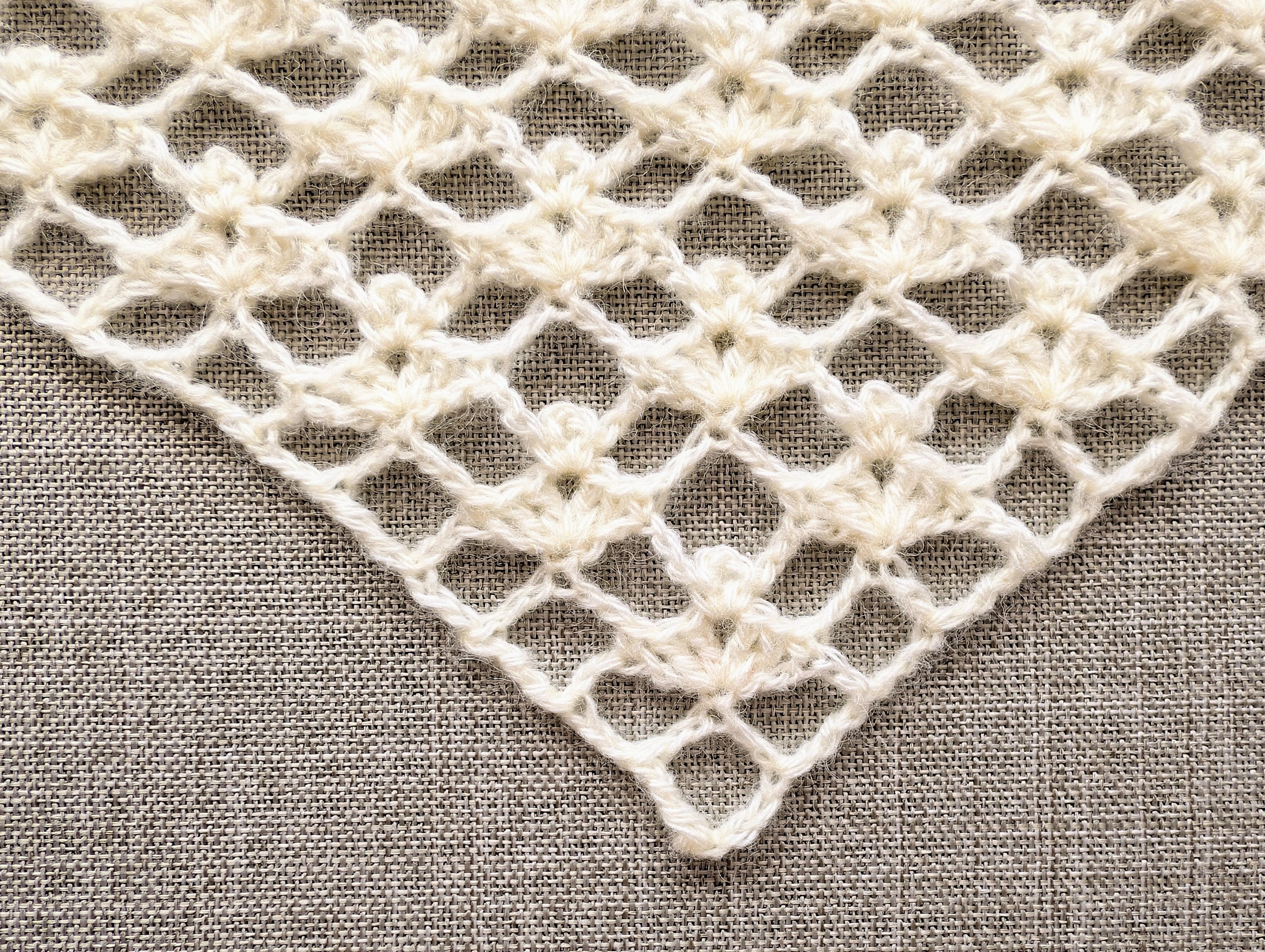Triangle Bandana & Shawl Crochet Chart | Beginner Friendly PDF Pattern