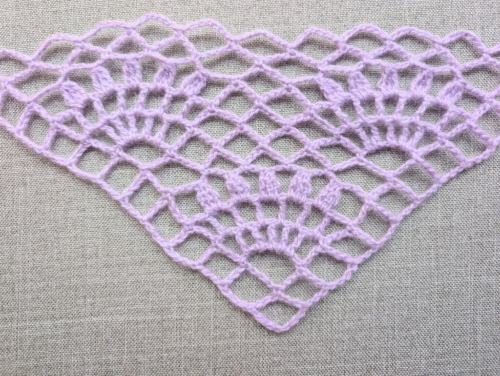 Triangle Bandana & Shawl Crochet Chart - Advanced PDF Pattern