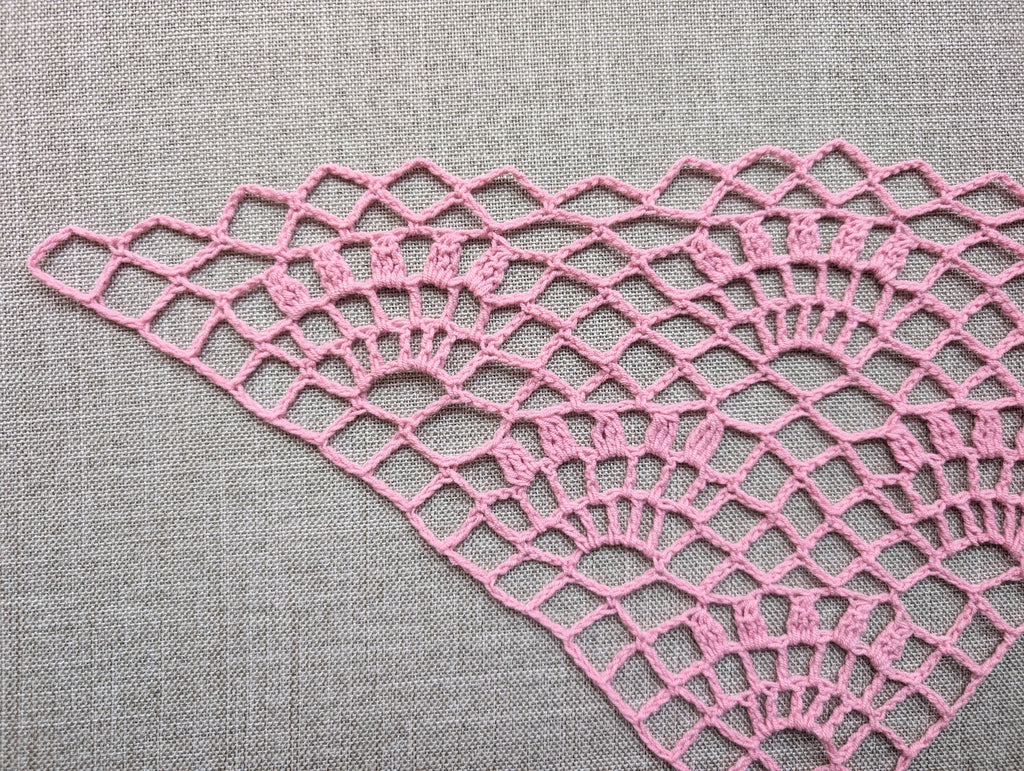 Triangle Bandana & Shawl Crochet Chart - Advanced PDF Pattern