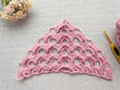 Triangle Bandana & Shawl Crochet Chart - Advanced PDF Pattern