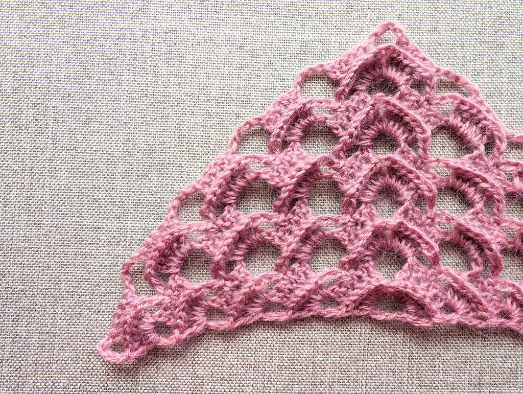 Triangle Bandana & Shawl Crochet Chart - Advanced PDF Pattern