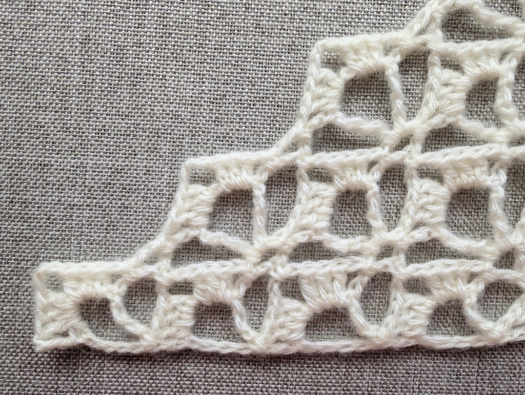 Triangle Bandana & Shawl Crochet Chart - Beginner Friendly PDF Pattern