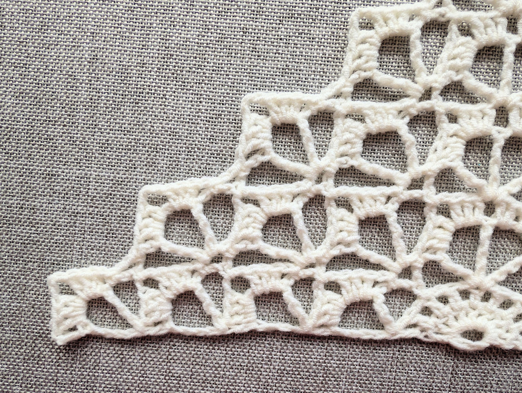 Triangle Bandana & Shawl Crochet Chart - Beginner Friendly PDF Pattern