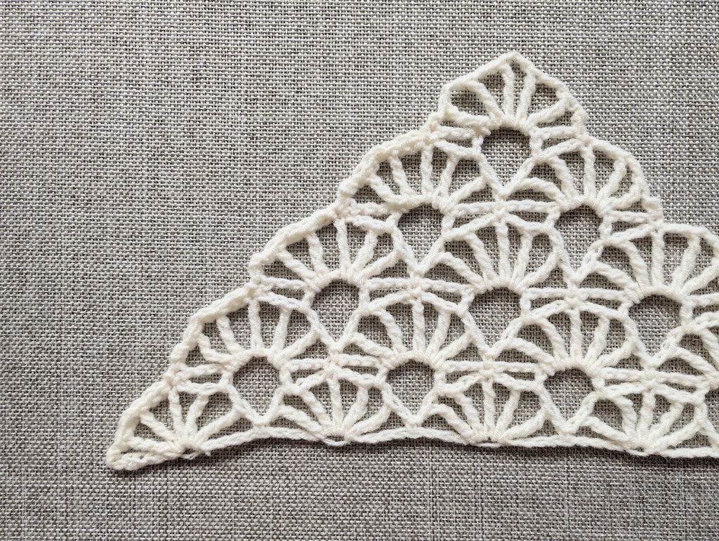 Triangle Bandana & Shawl Crochet Chart - Beginner Friendly PDF Pattern