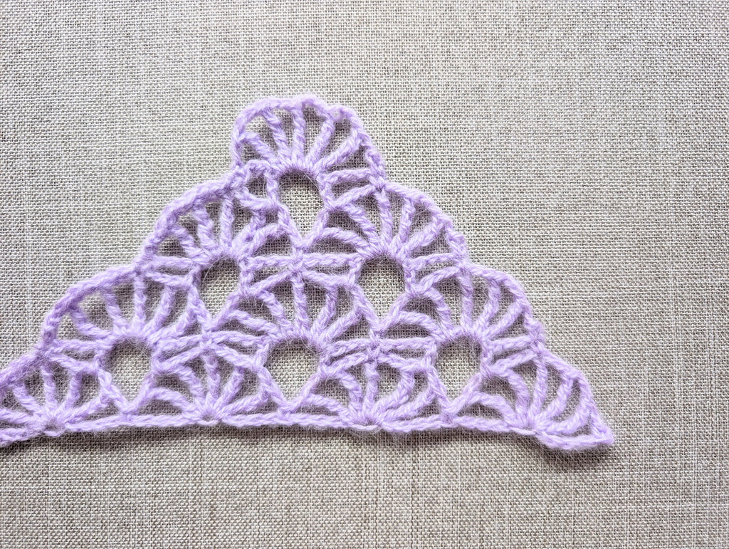 Triangle Bandana & Shawl Crochet Chart - Beginner Friendly PDF Pattern