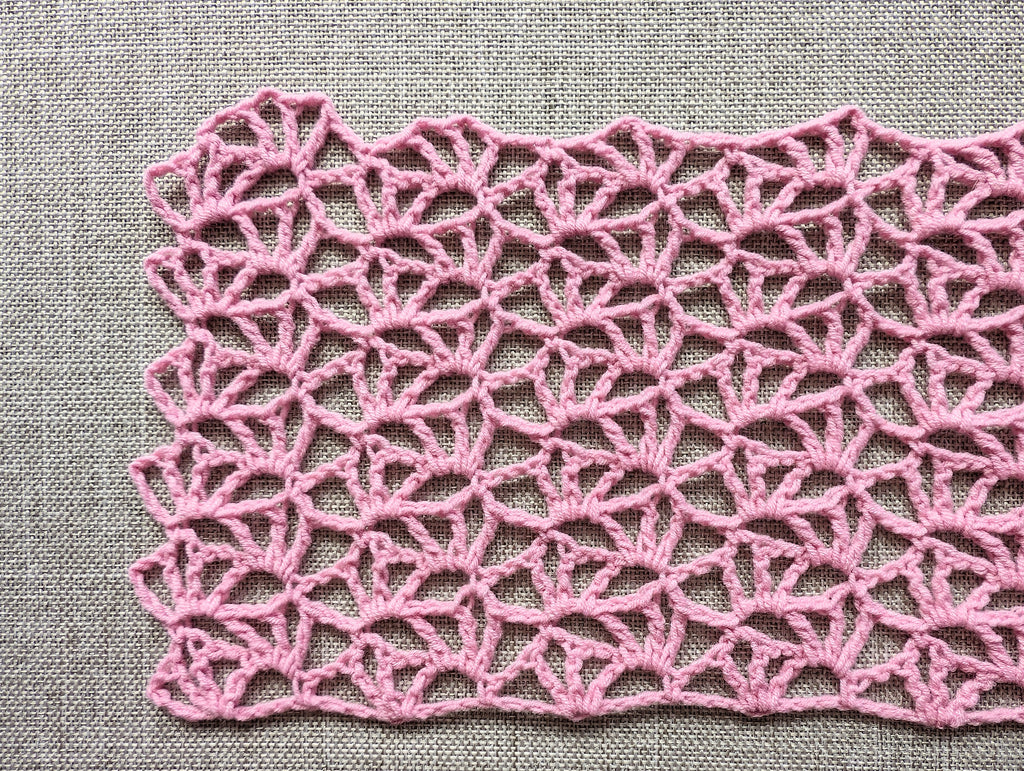 Scarf Crochet Chart - Beginner Friendly PDF Pattern