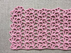 High-contrast visual crochet chart diagram with universal symbols for Scarf Pattern 19.