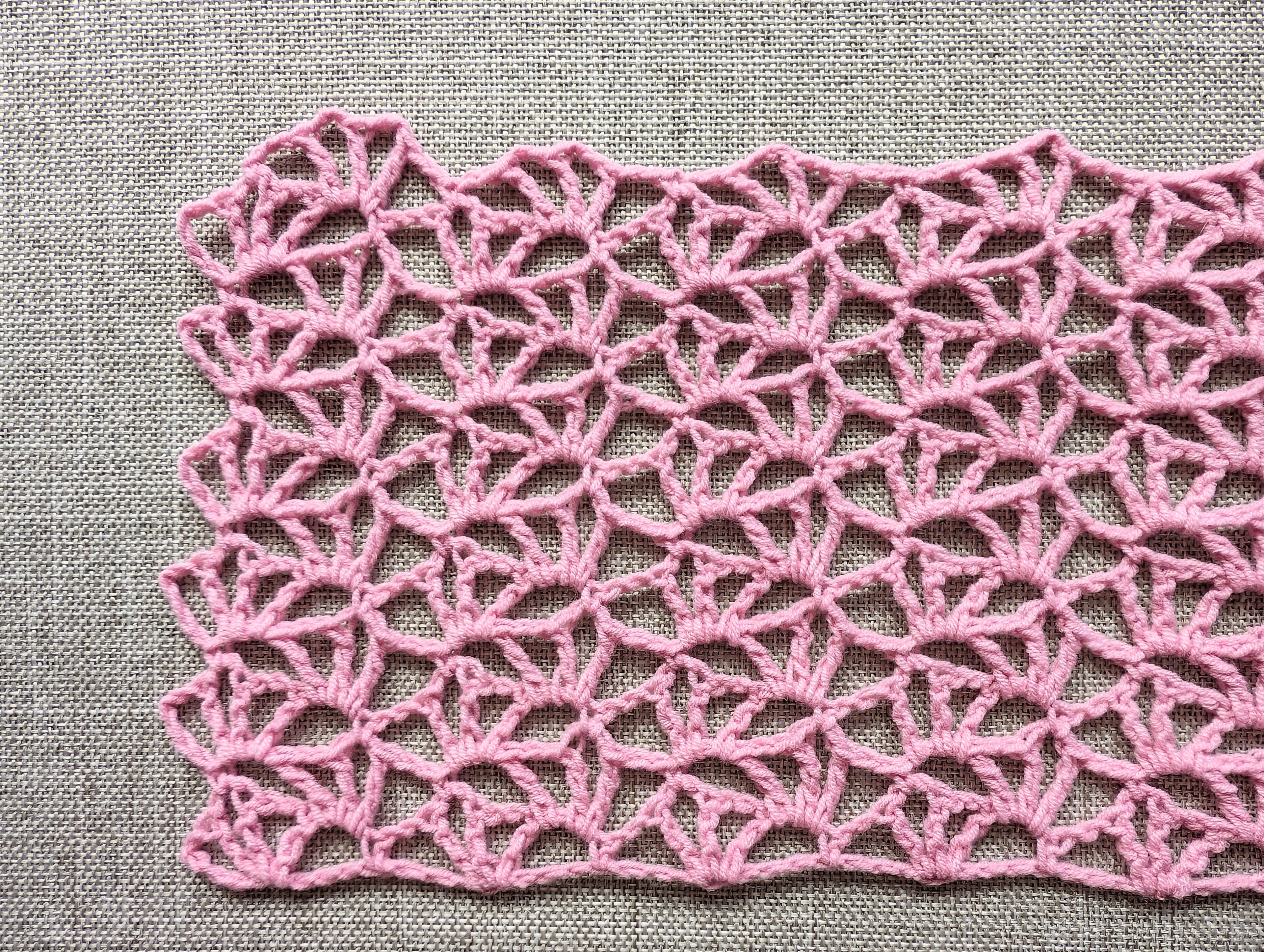 Scarf Crochet Chart - Beginner Friendly PDF Pattern