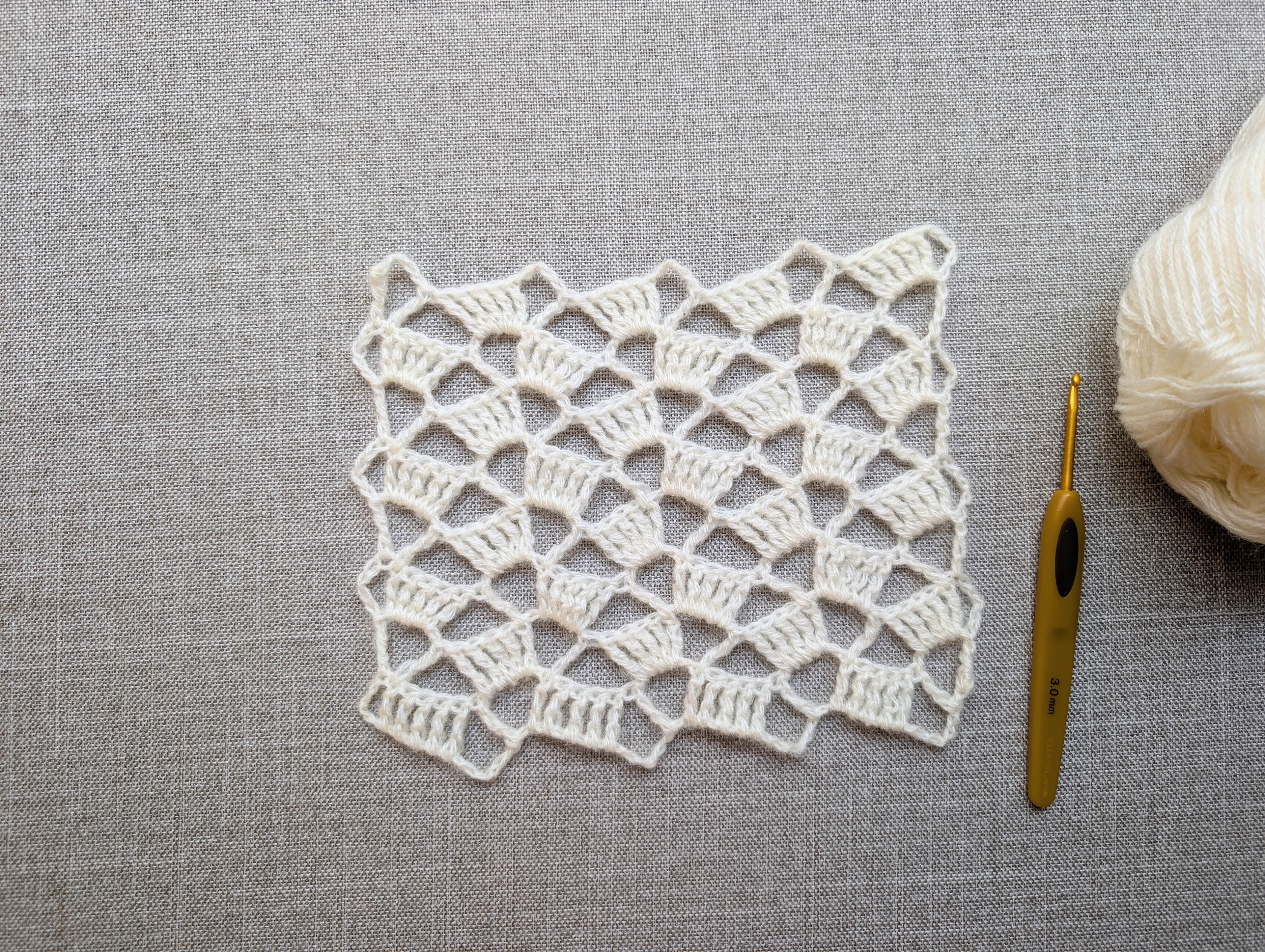 Scarf Crochet Chart - Beginner Friendly PDF Pattern