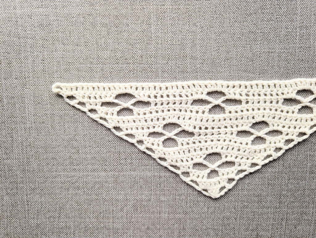 Triangle Bandana & Shawl Crochet Chart - Beginner Friendly PDF Pattern