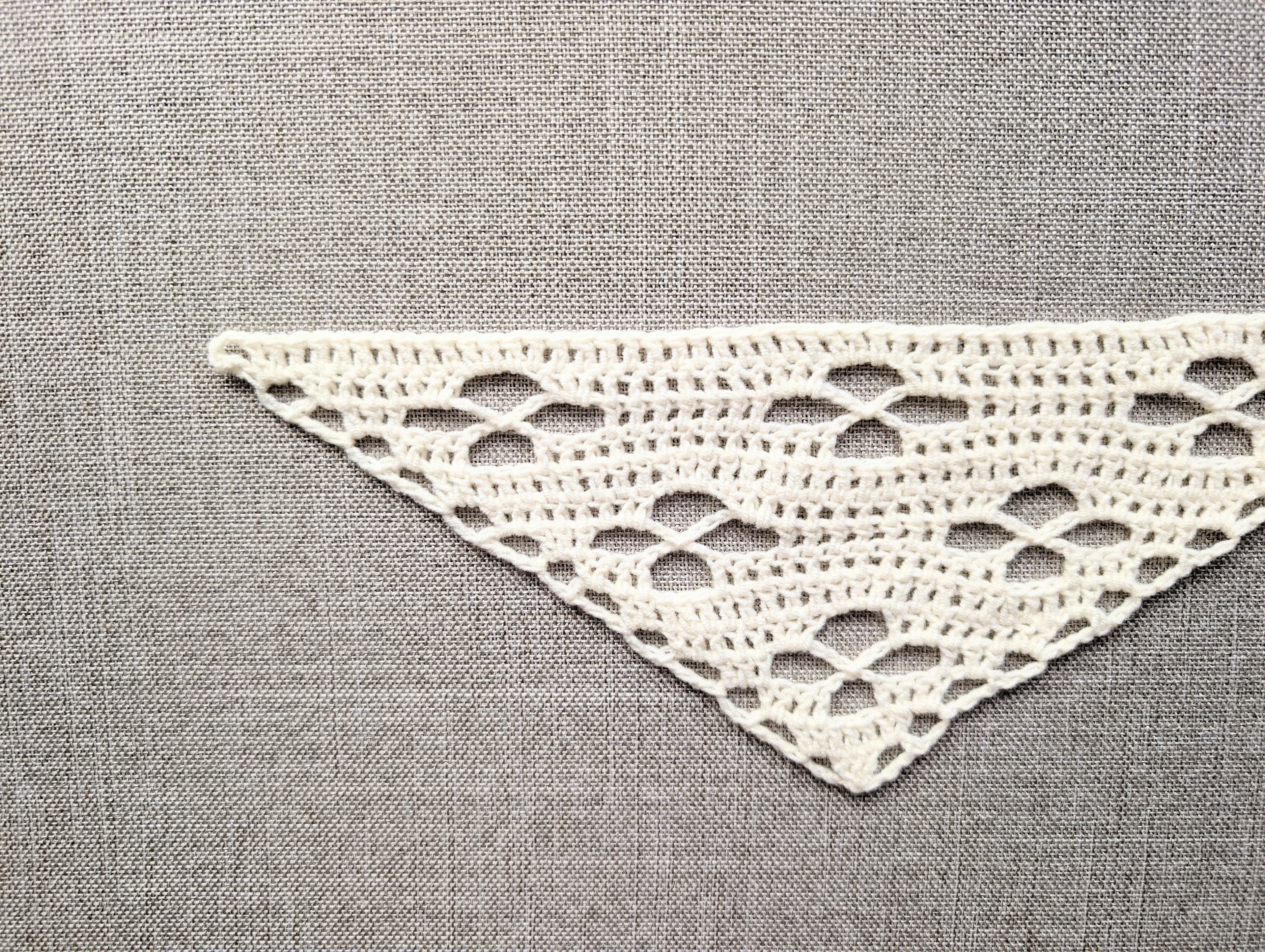 Triangle Bandana & Shawl Crochet Chart - Beginner Friendly PDF Pattern