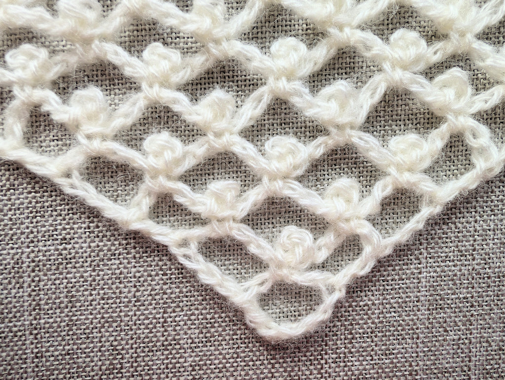 Triangle Bandana & Shawl Crochet Chart - Beginner Friendly PDF Pattern