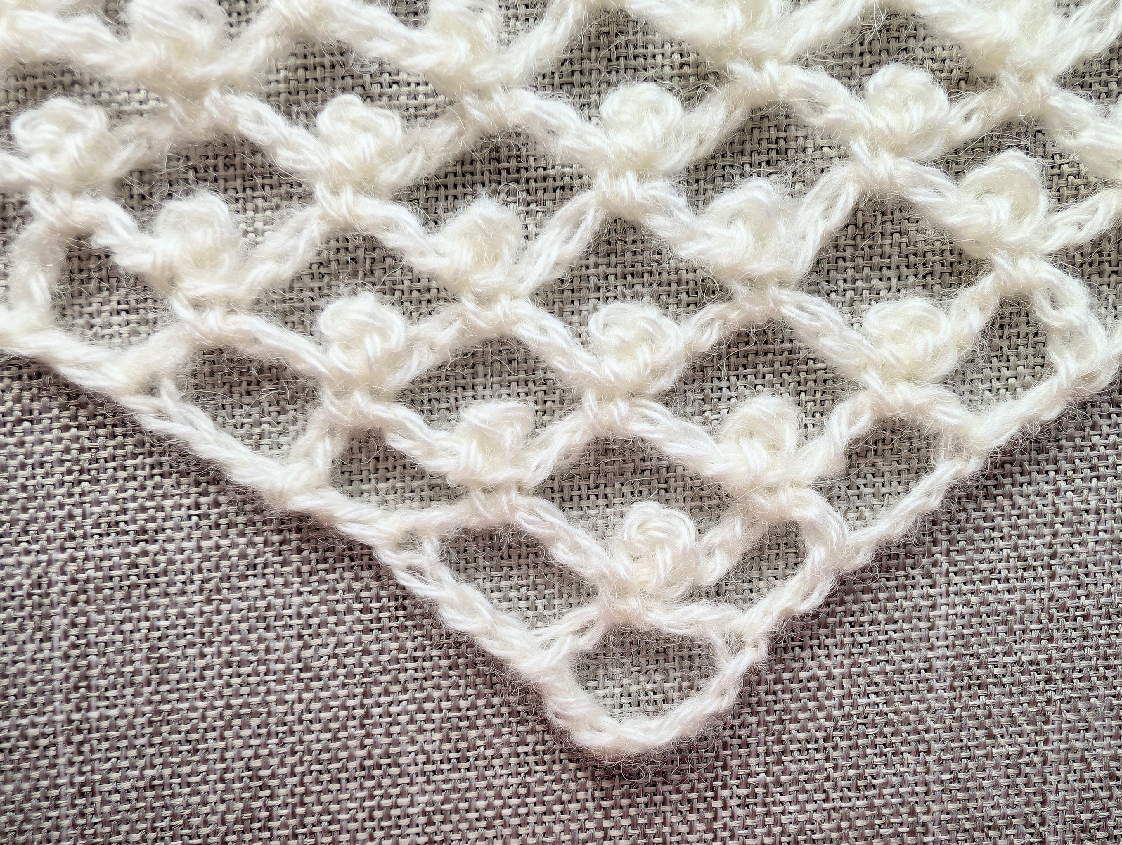 Triangle Bandana & Shawl Crochet Chart - Beginner Friendly PDF Pattern