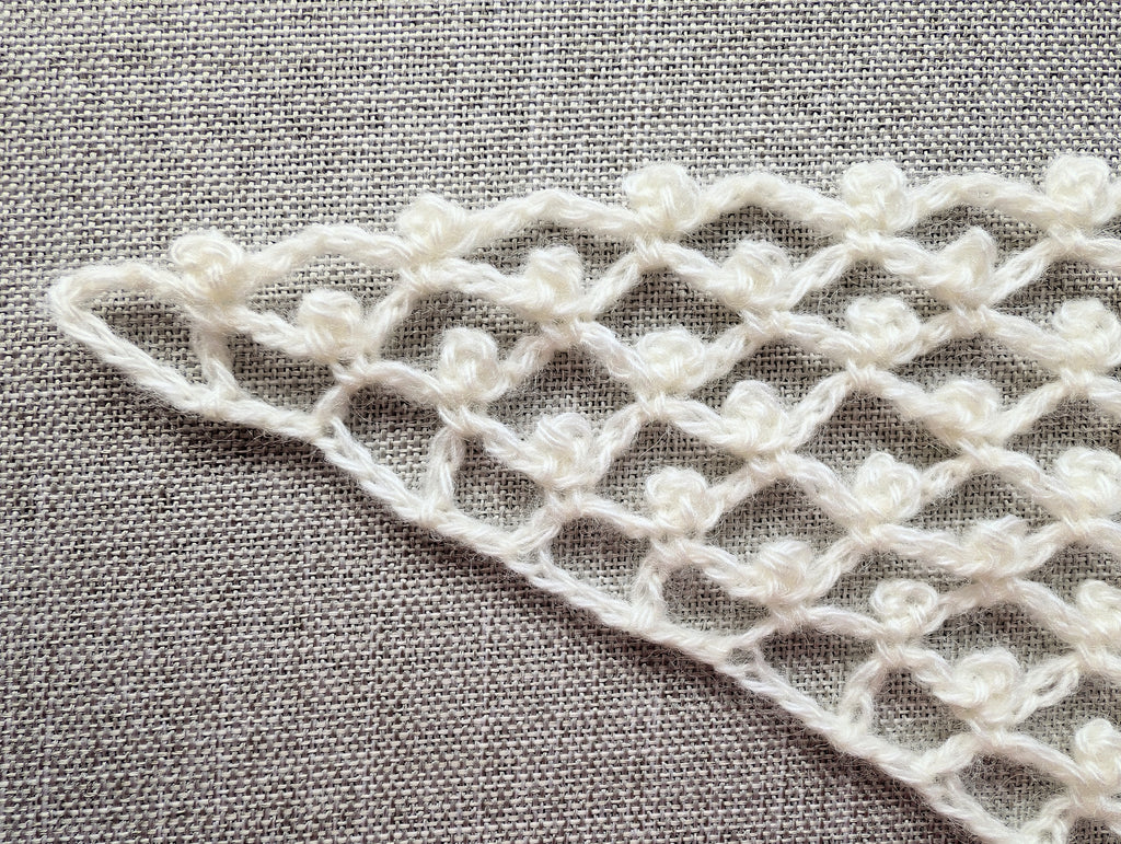 Triangle Bandana & Shawl Crochet Chart - Beginner Friendly PDF Pattern