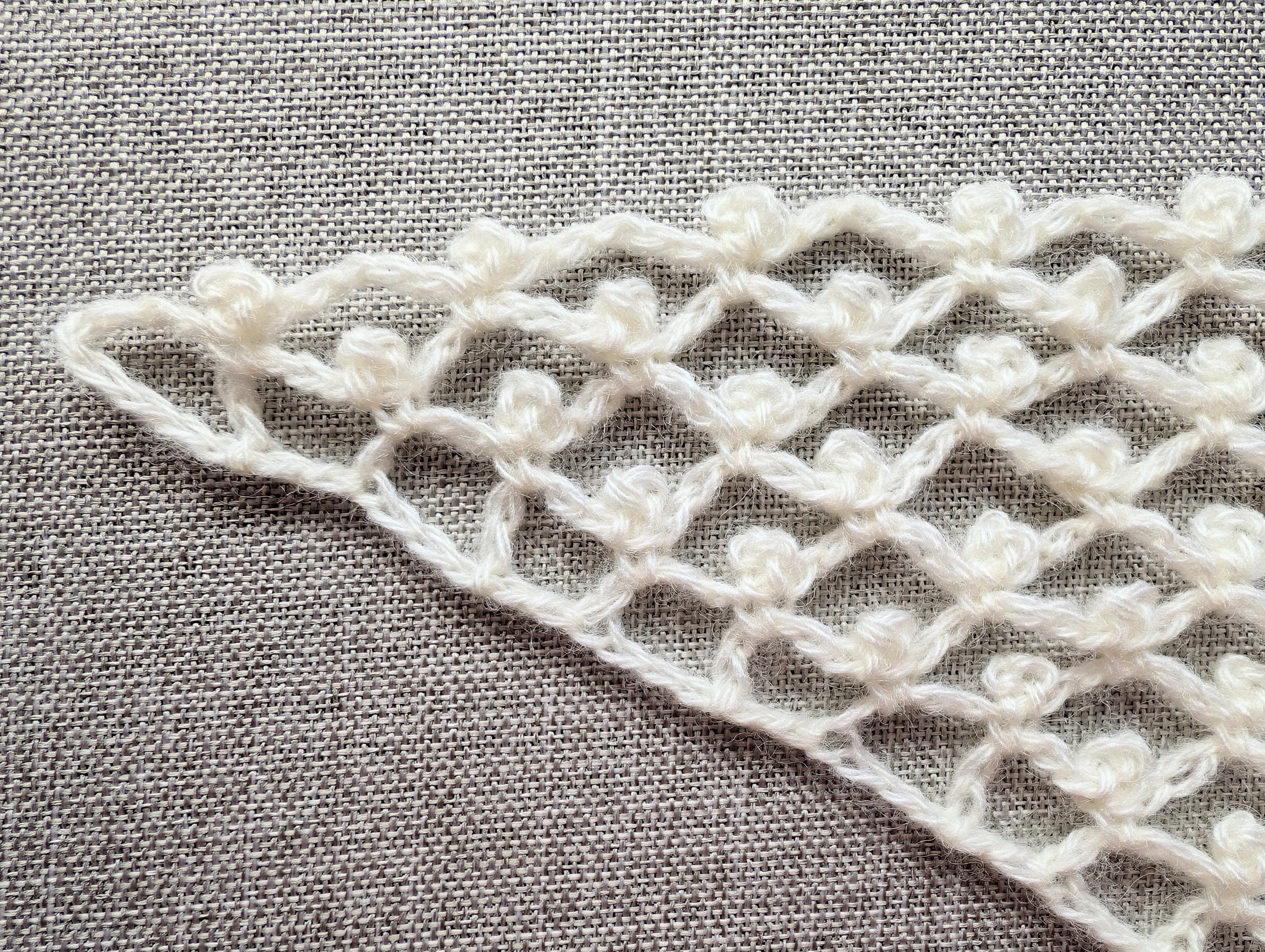 Triangle Bandana & Shawl Crochet Chart - Beginner Friendly PDF Pattern