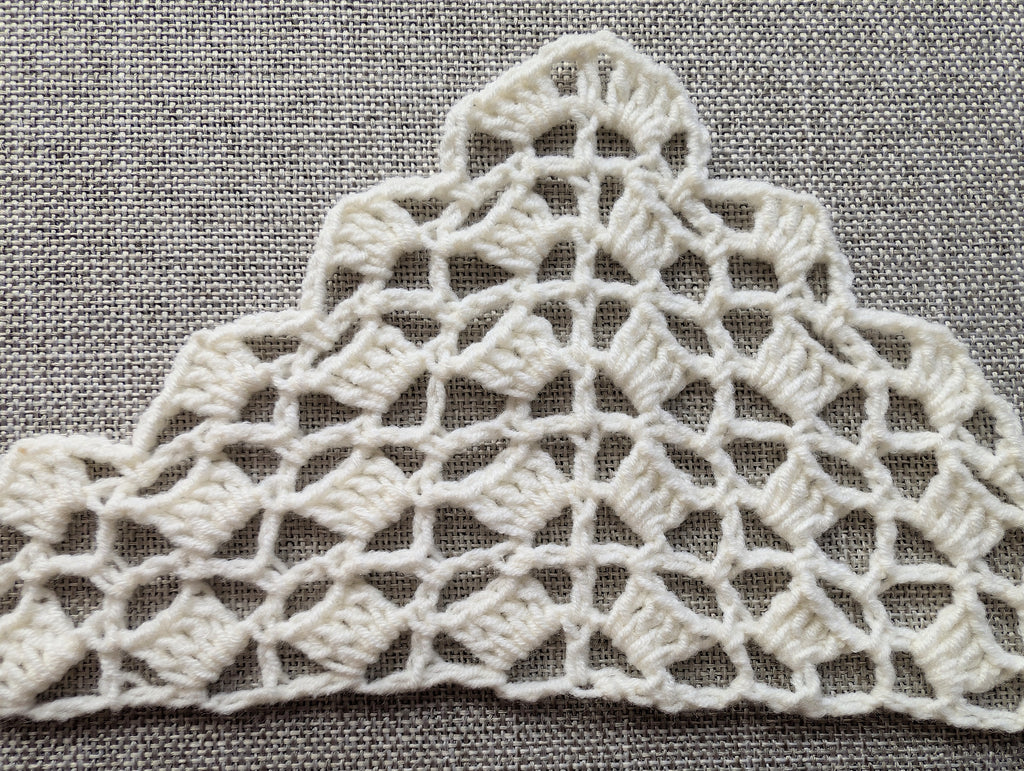 Triangle Bandana & Shawl Crochet Chart - Beginner Friendly PDF Pattern