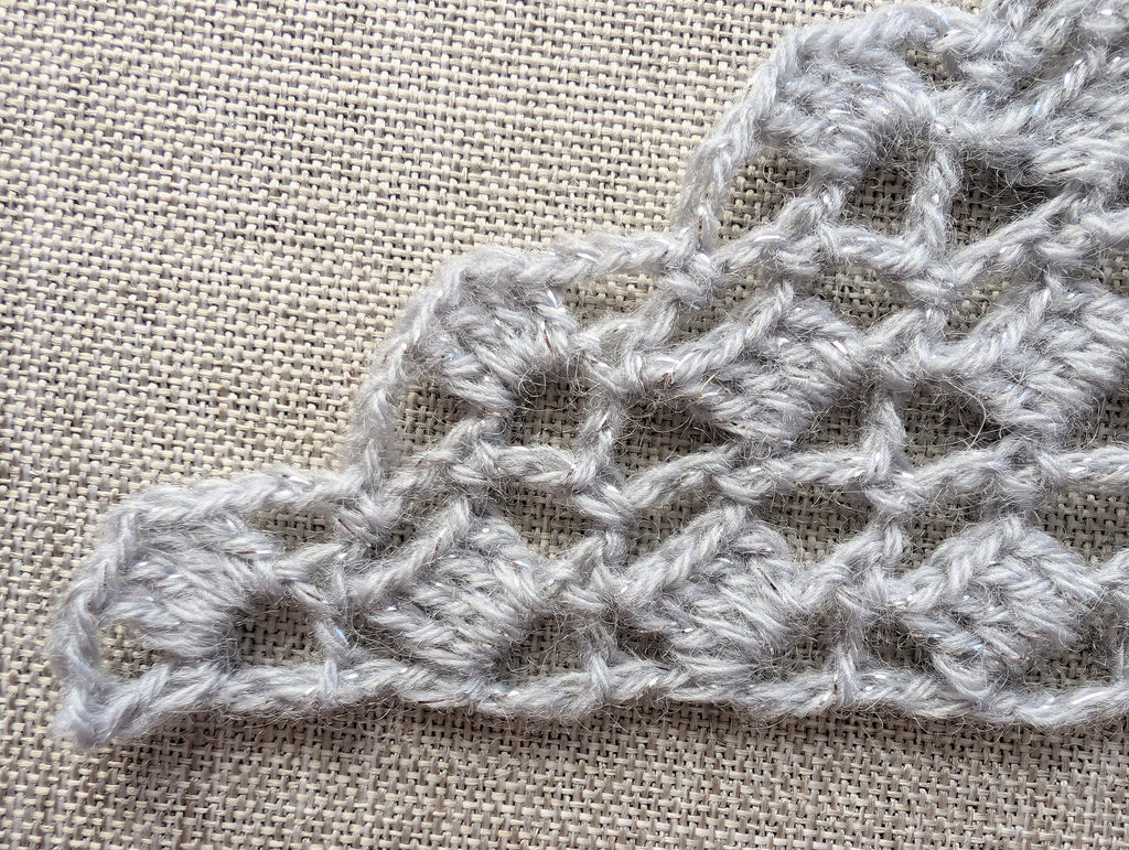 Triangle Bandana & Shawl Crochet Chart - Beginner Friendly PDF Pattern