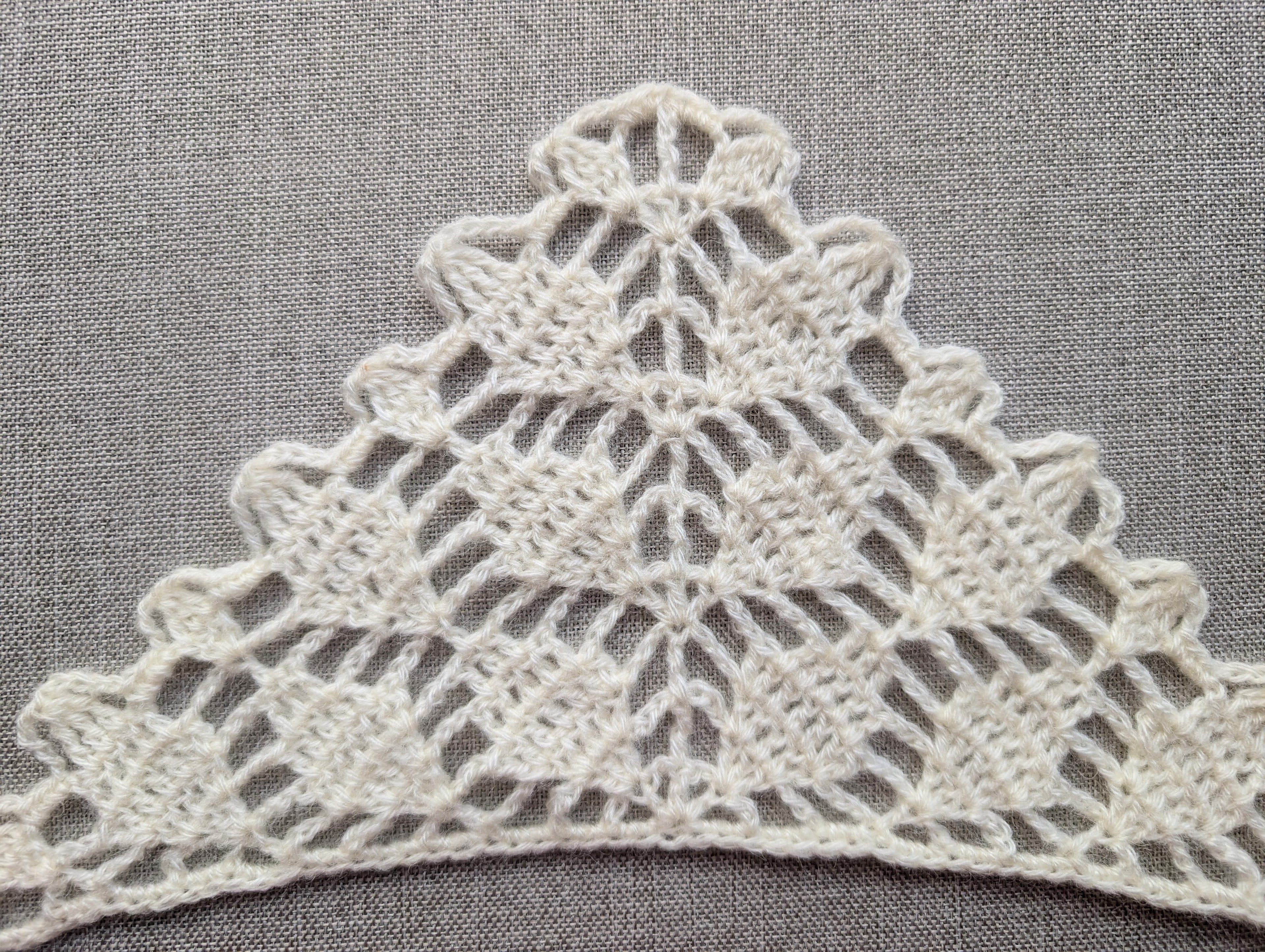 Triangle Bandana & Shawl Crochet Chart - Beginner Friendly PDF Pattern + Border Chart