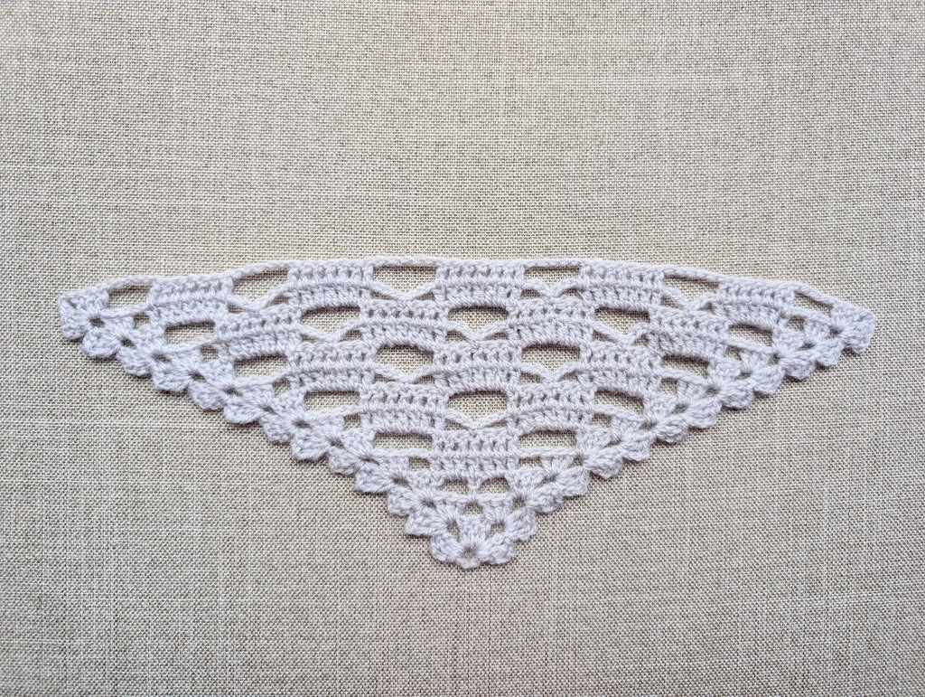 Triangle Bandana & Shawl Crochet Chart - Beginner Friendly PDF Pattern
