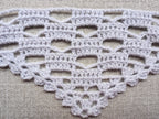 High-contrast visual crochet chart diagram with universal symbols for Triangle Bandana Shawl Pattern 27.