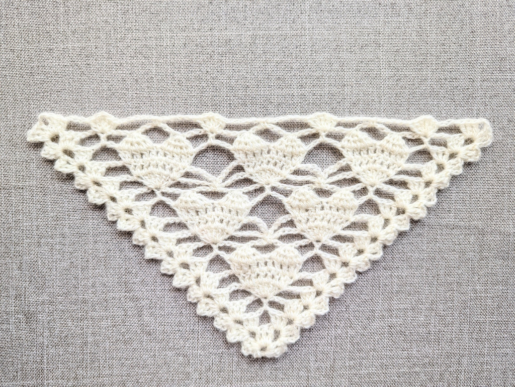Triangle Bandana & Shawl Crochet Chart - Beginner Friendly PDF Pattern