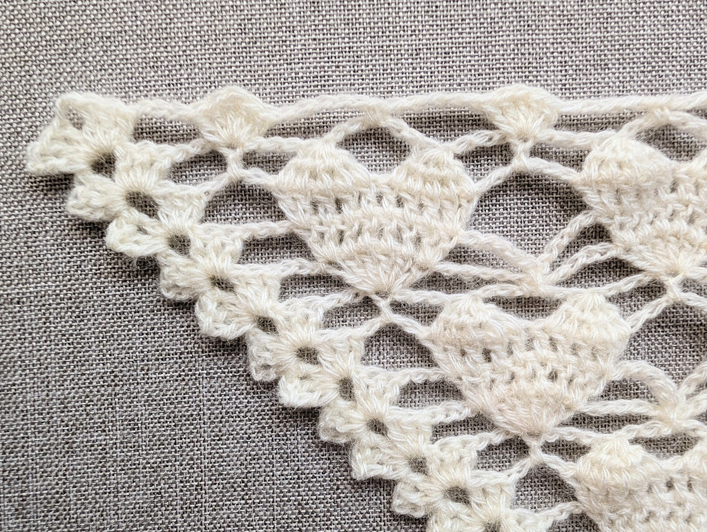 Triangle Bandana & Shawl Crochet Chart - Beginner Friendly PDF Pattern