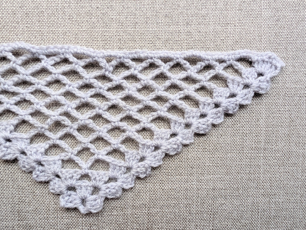 Triangle Bandana & Shawl Crochet Chart - Beginner Friendly PDF Pattern