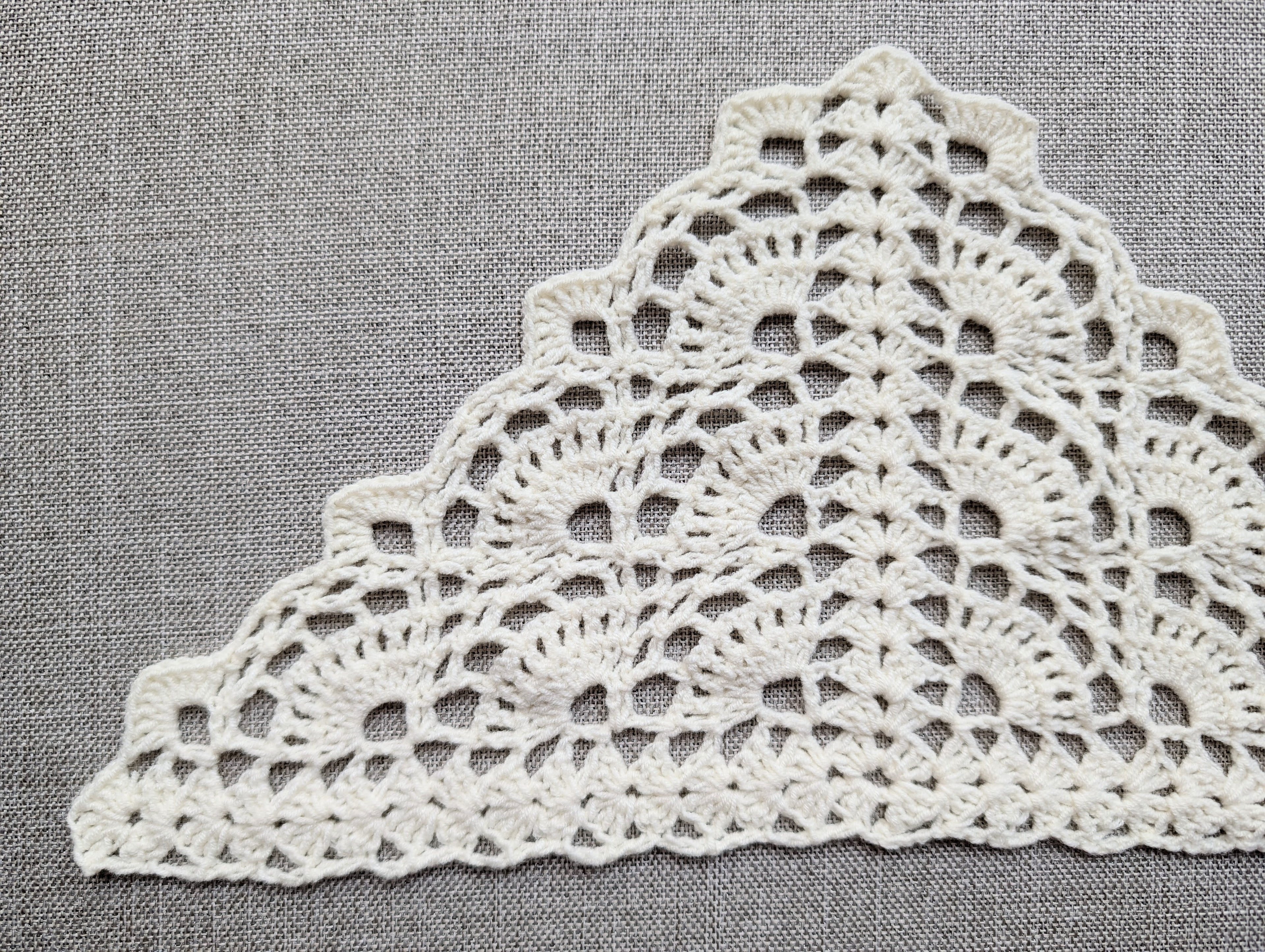 Triangle Bandana & Shawl Crochet Chart - Beginner Friendly PDF Pattern